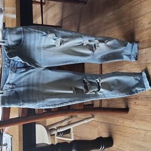 Maurices hi rise distressed jeans